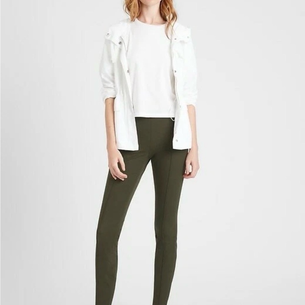 Banana Republic Sloan Legging Pants Dark Green Medium